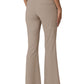 Women's Seven-Pocket Front Slit Flare Scrub Pant