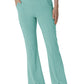 Women's Seven-Pocket Front Slit Flare Scrub Pant