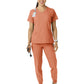 Women's Eight-Pocket Comfort Waist Pant - 5555 - Terra Cotta