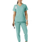 Women's Eight-Pocket Comfort Waist Pant - 5555 - Turquoise