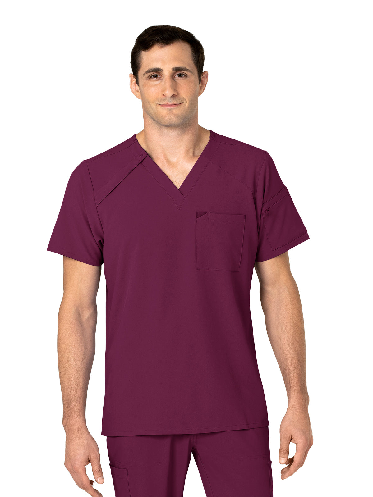 Men's Three-Pocket Ez Zip V-Neck Top