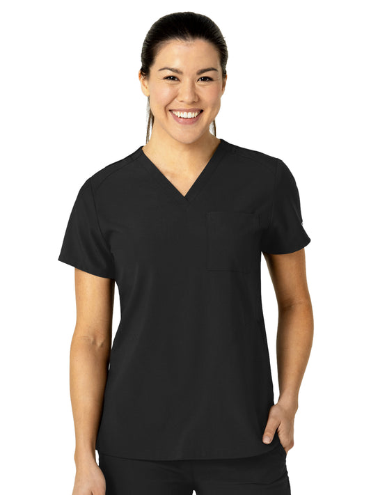 Women's Three-Pocket Flex-N-Reach V-Neck Top