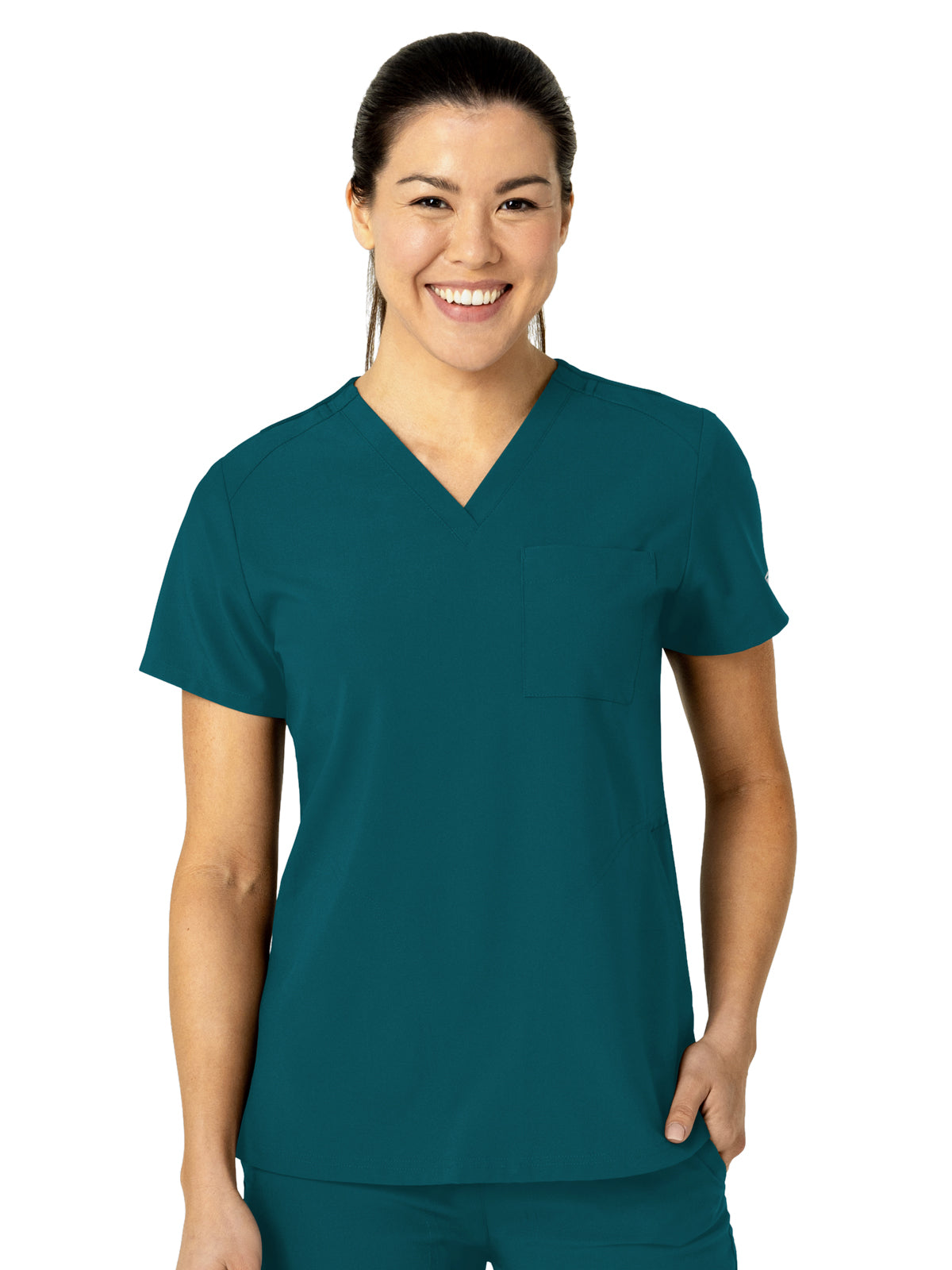 Women's Three-Pocket Flex-N-Reach V-Neck Top