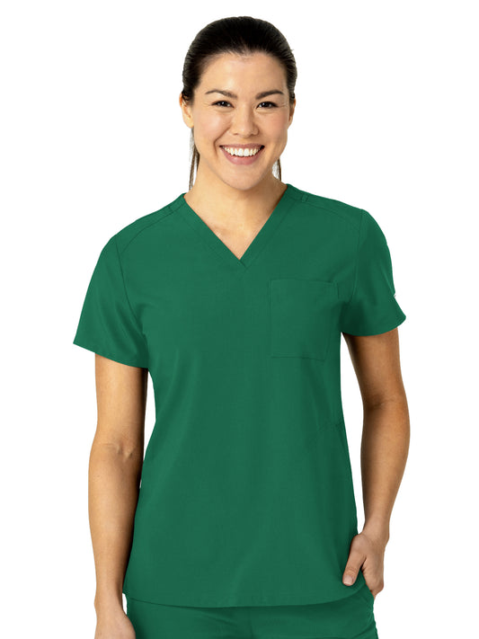 Women's Three-Pocket Flex-N-Reach V-Neck Top