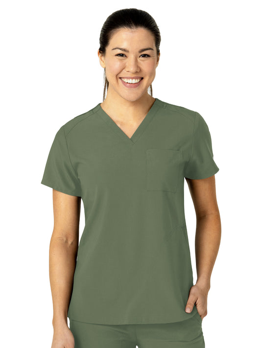 Women's Three-Pocket Flex-N-Reach V-Neck Top