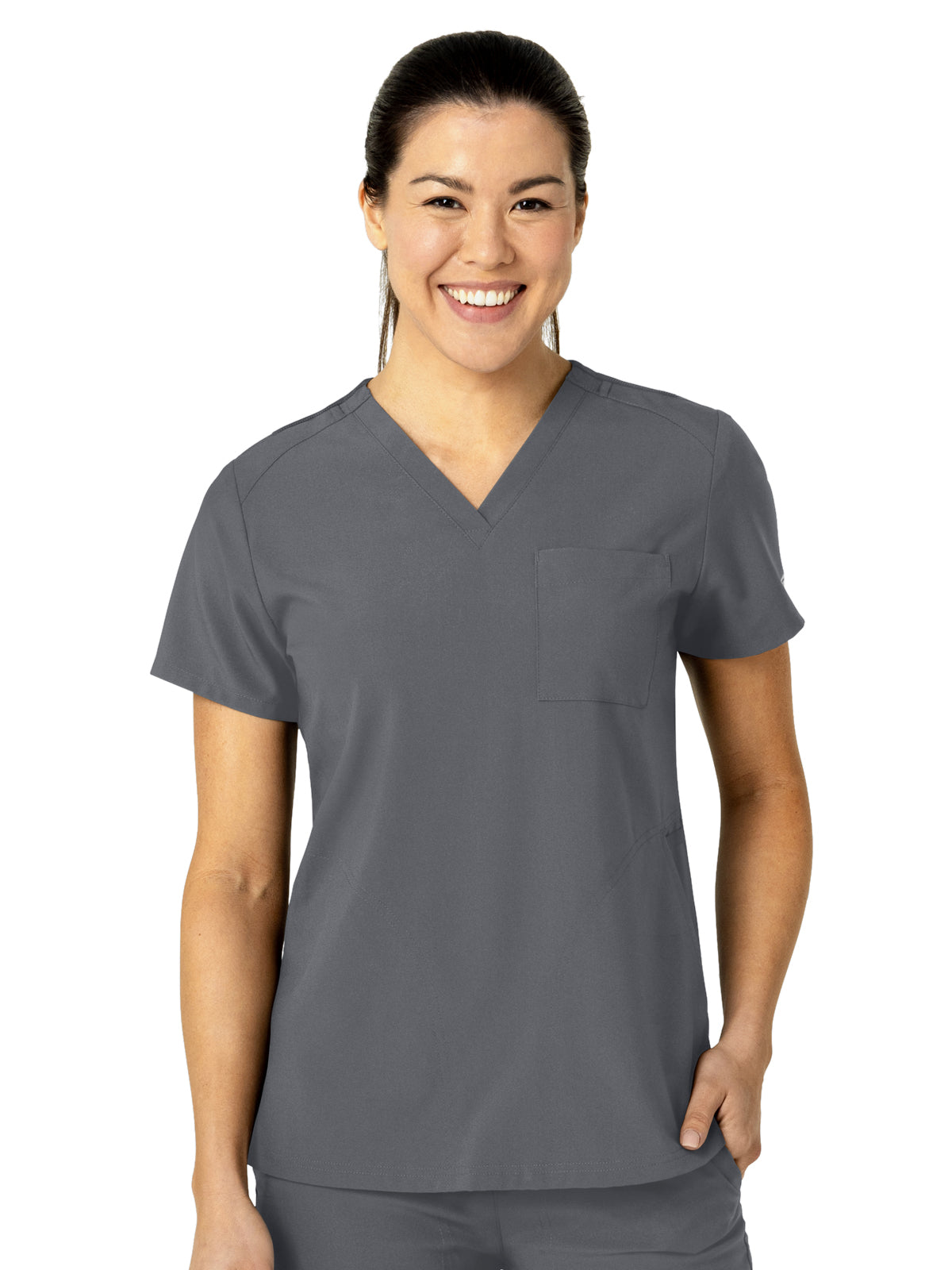 Women's Three-Pocket Flex-N-Reach V-Neck Top