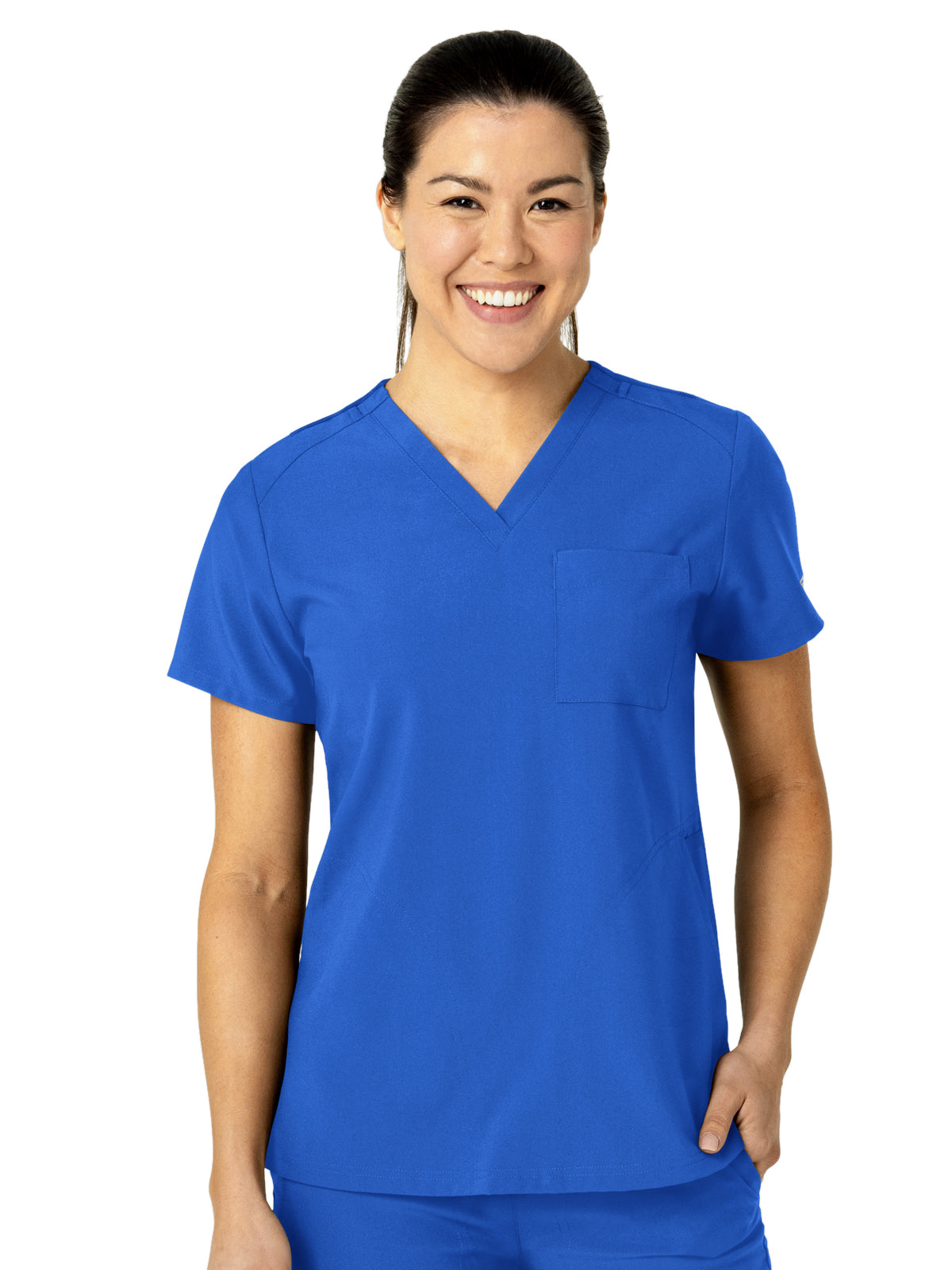 Women's Three-Pocket Flex-N-Reach V-Neck Scrub Top