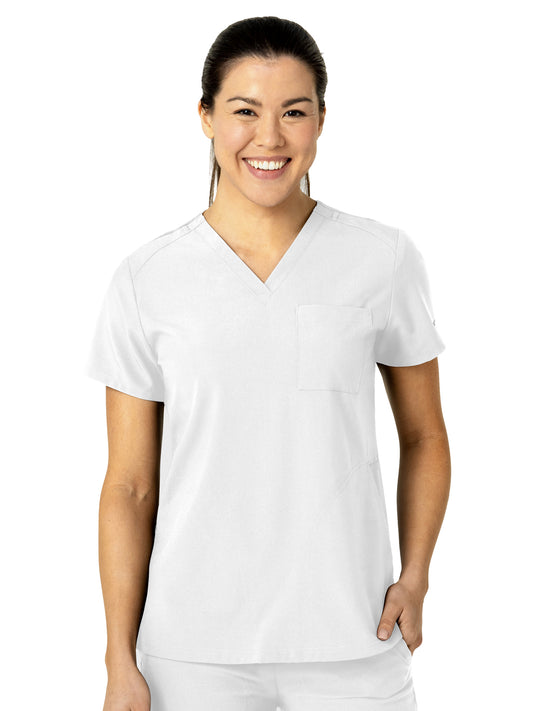 Women's Three-Pocket Flex-N-Reach V-Neck Top