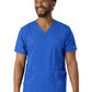 Unisex Three-Pocket V-Neck Scrub Top