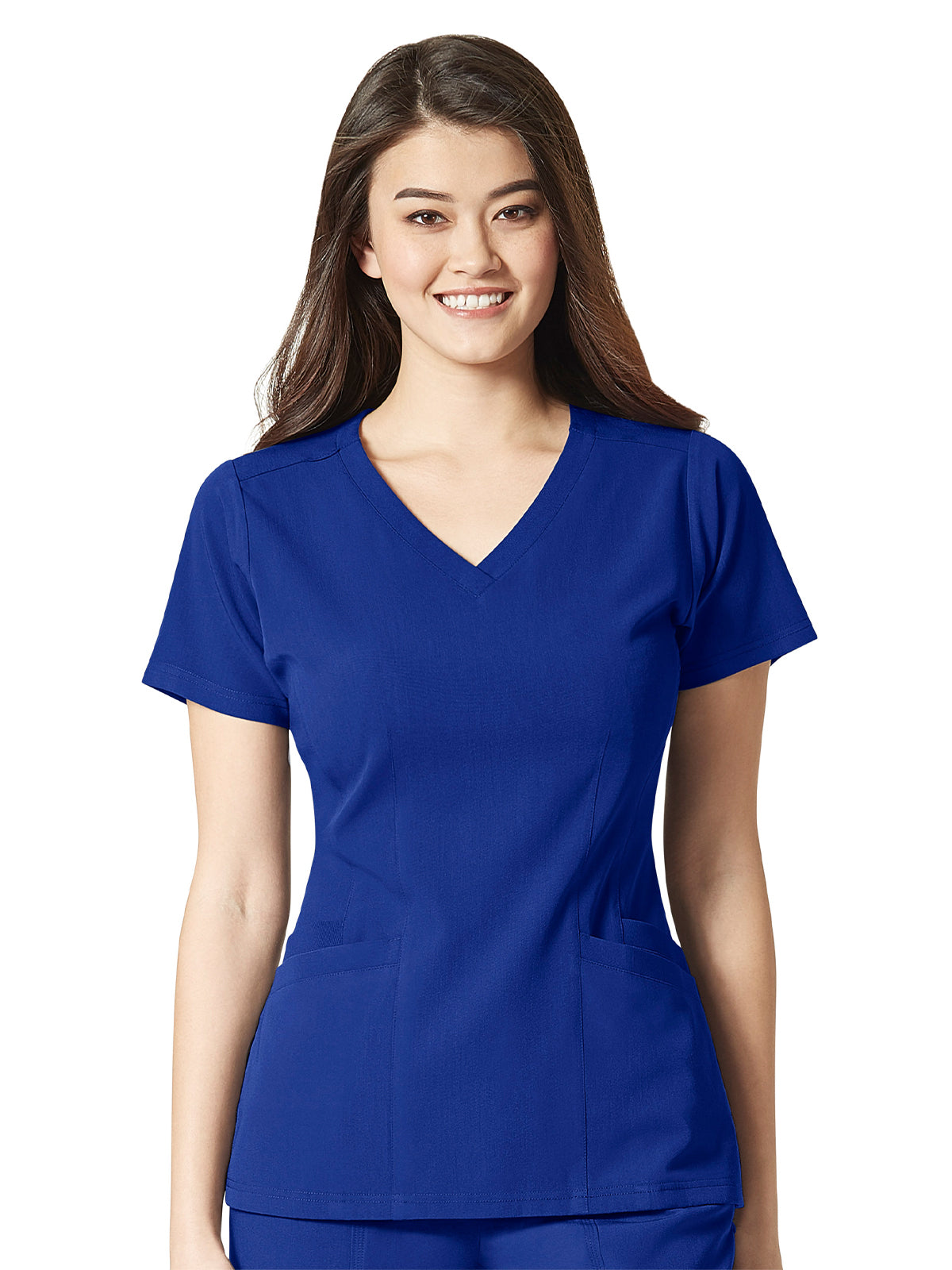 Women's Four-Pocket V-Neck Top