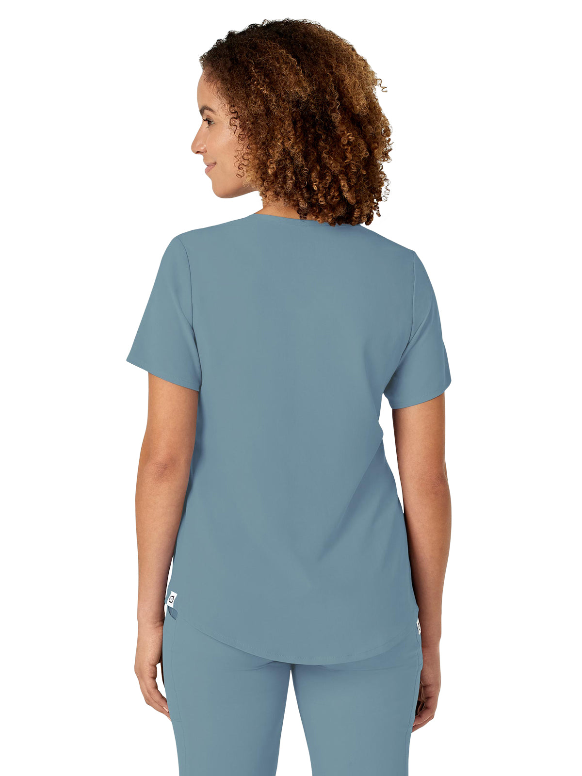 Women's Four-Pocket V-Neck Top