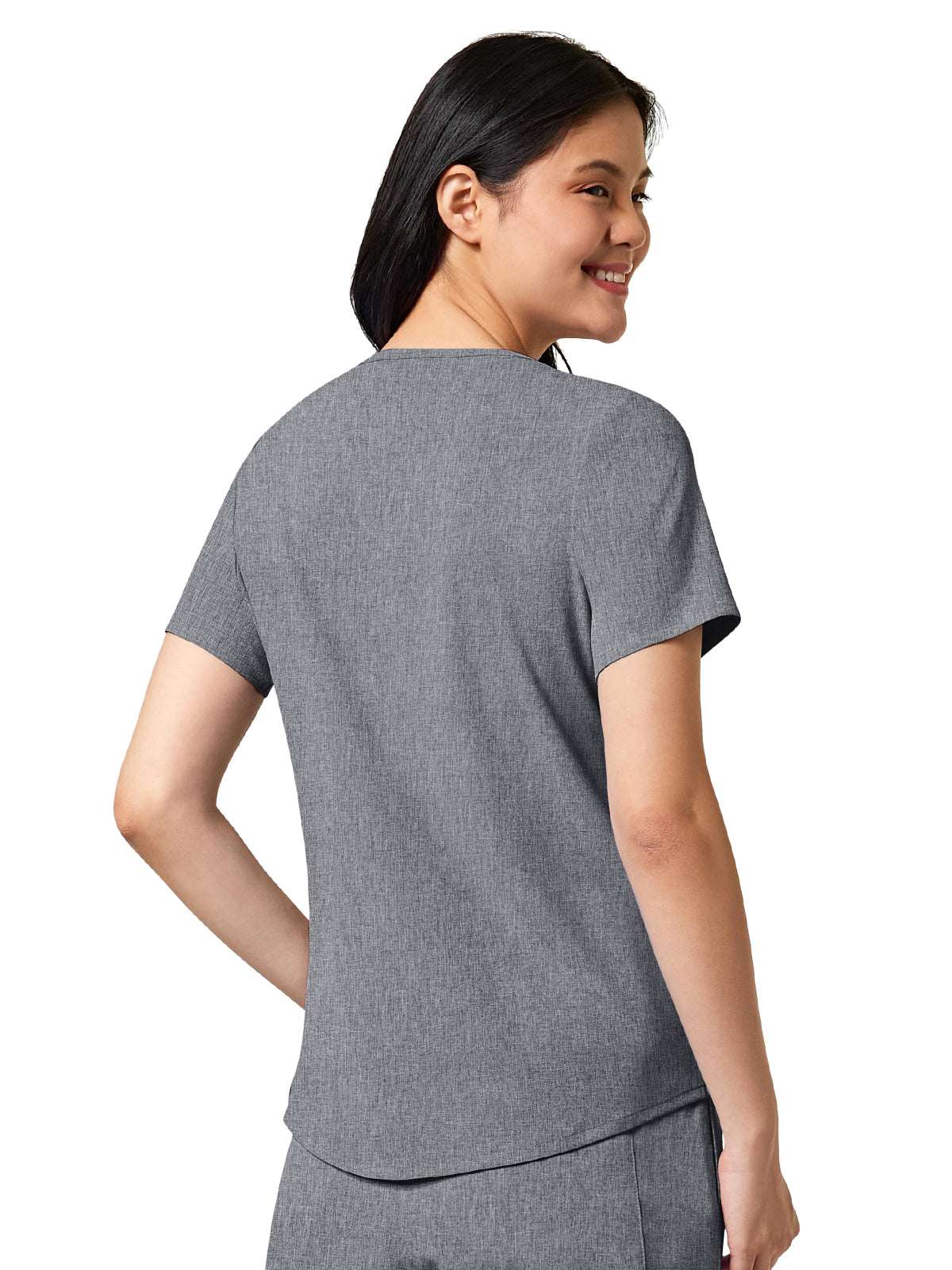 Women's Four-Pocket V-Neck Top