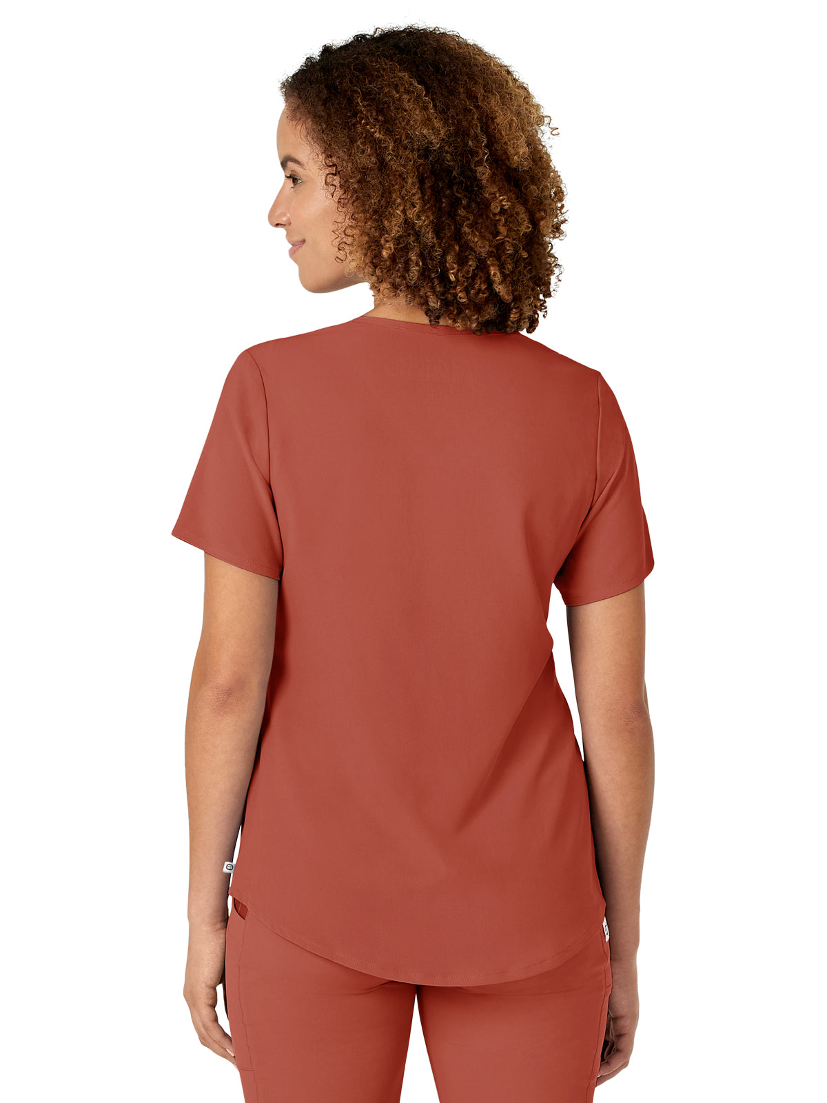 Women's Four-Pocket V-Neck Top