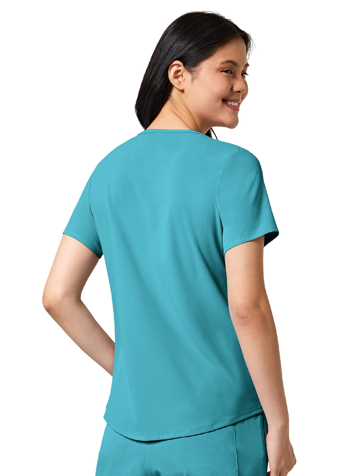 Women's Four-Pocket V-Neck Top