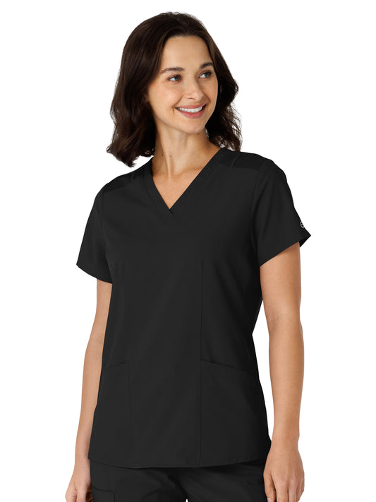 Women's Flex-n-Reach Side Panel V-Neck Scrub Top