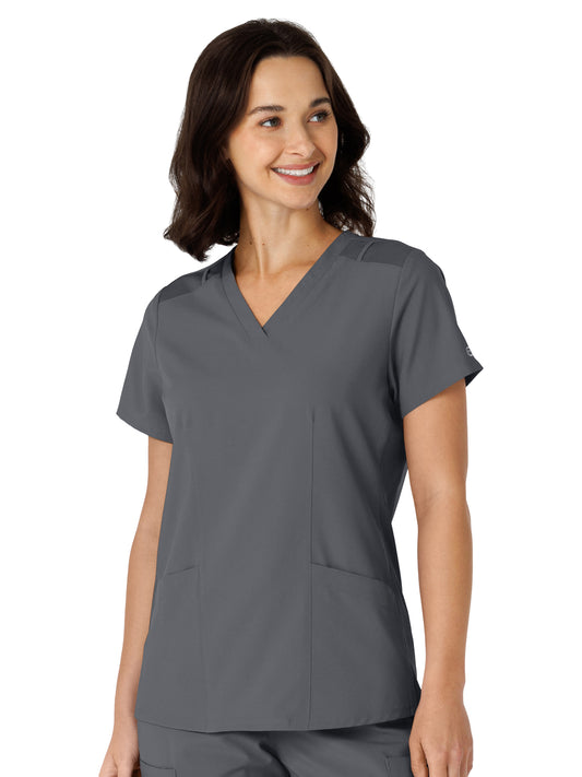 Women's Flex-n-Reach Side Panel V-Neck Top