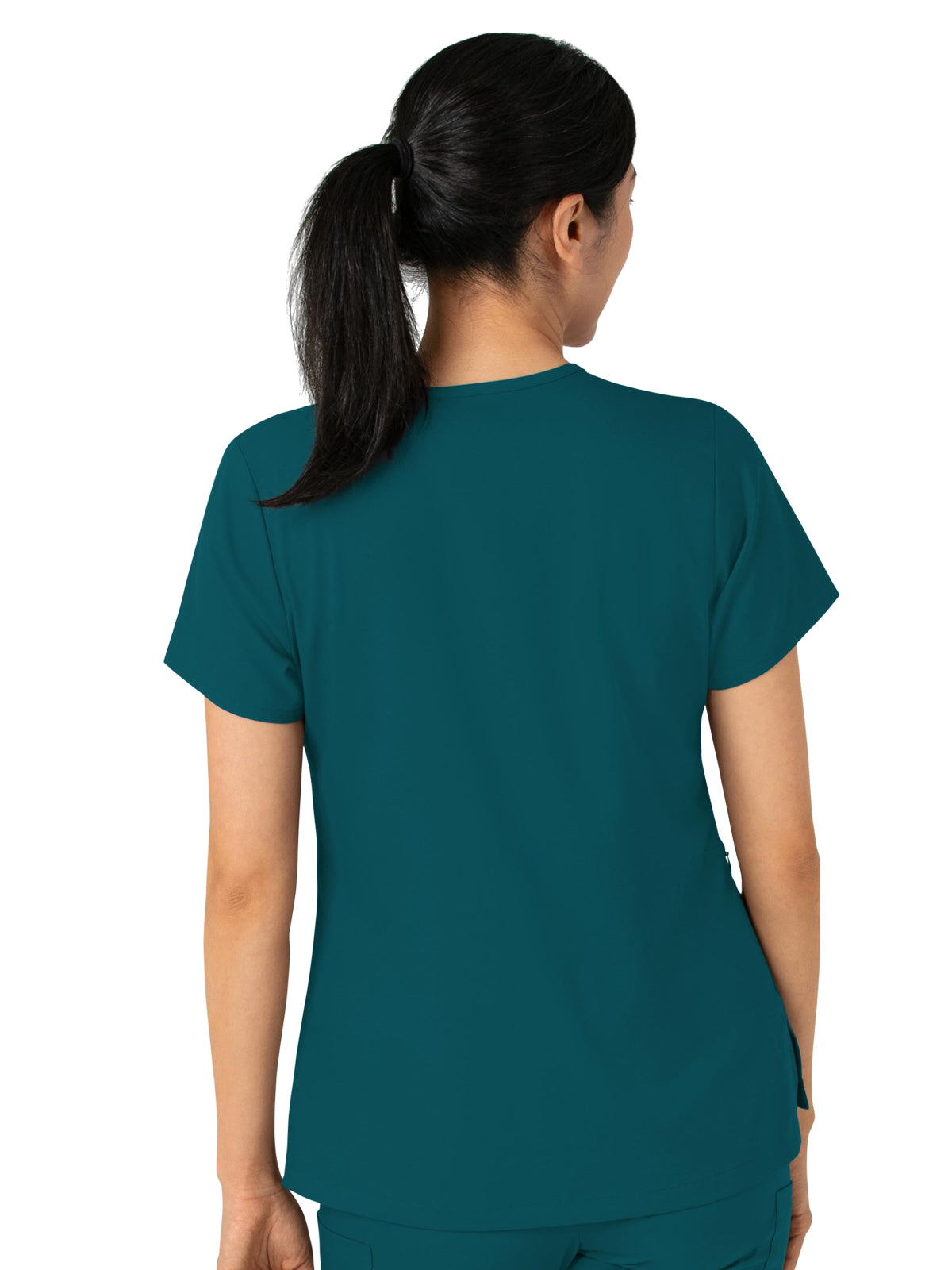 Women's Two-Pocket Tuck-In V-Neck Top