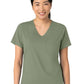 Women's Two-Pocket Tuck-In V-Neck Top