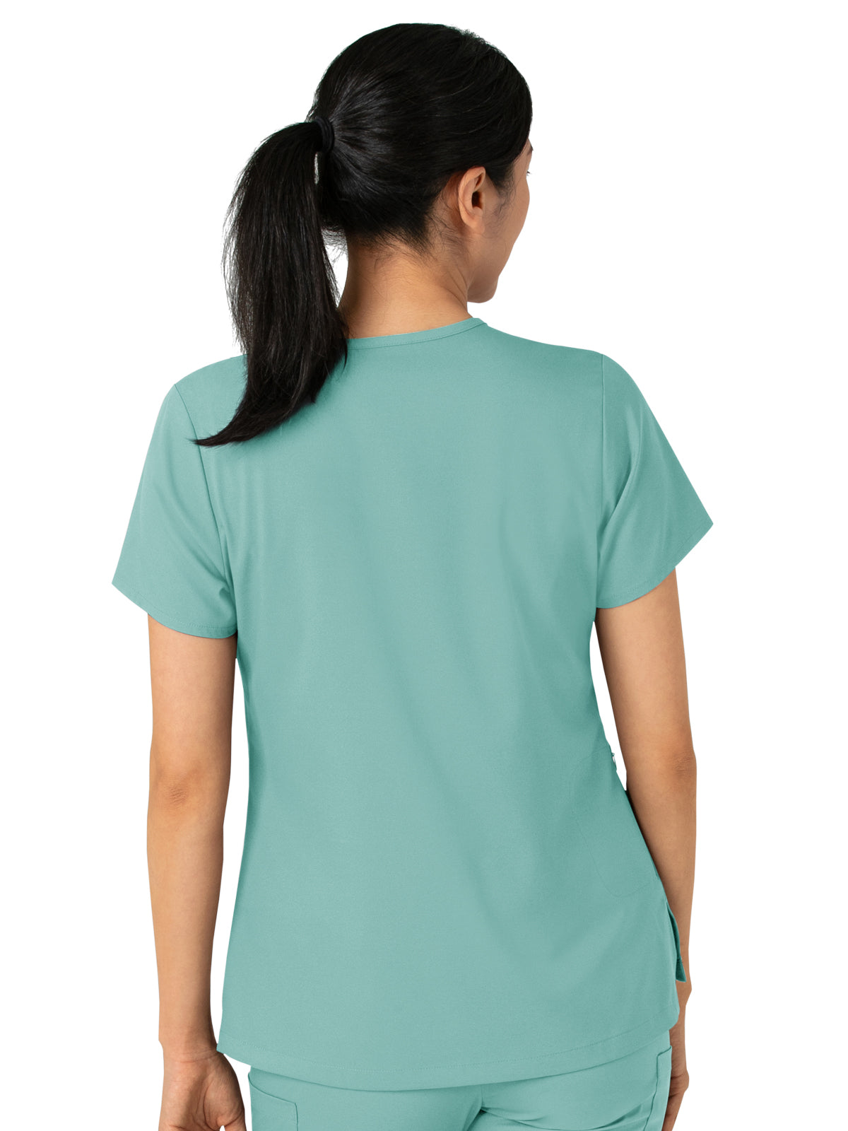 Women's Two-Pocket Tuck-In V-Neck Top