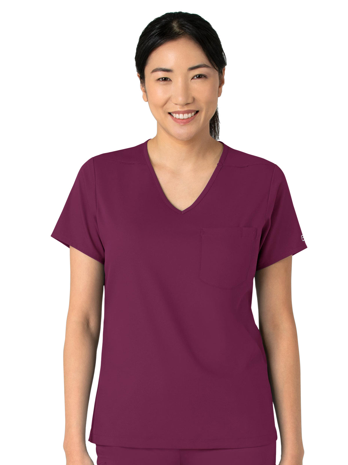 Women's Two-Pocket Tuck-In V-Neck Top