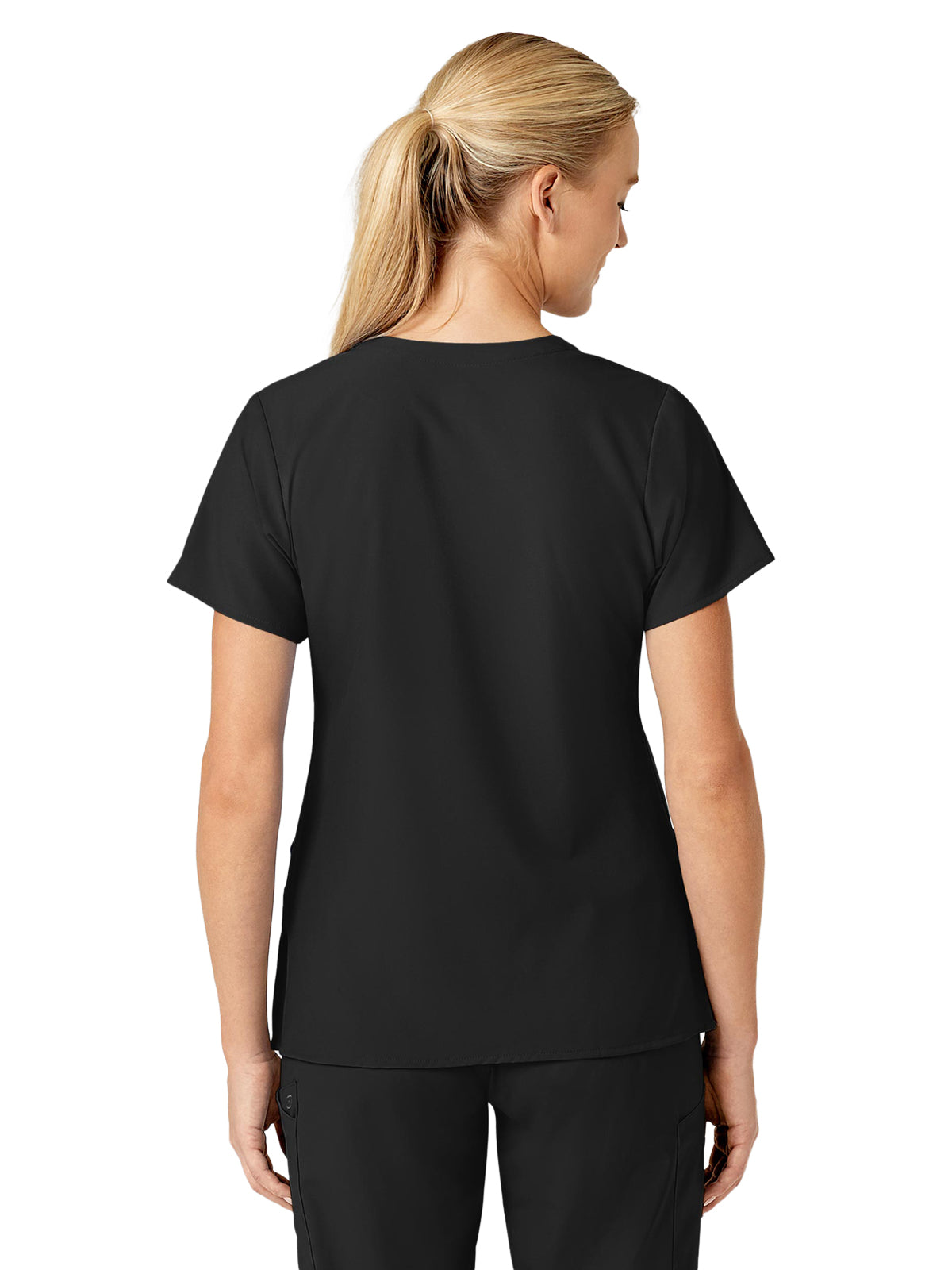 Women's Five-Pocket V-Neck Top