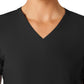 Women's Five-Pocket V-Neck Top