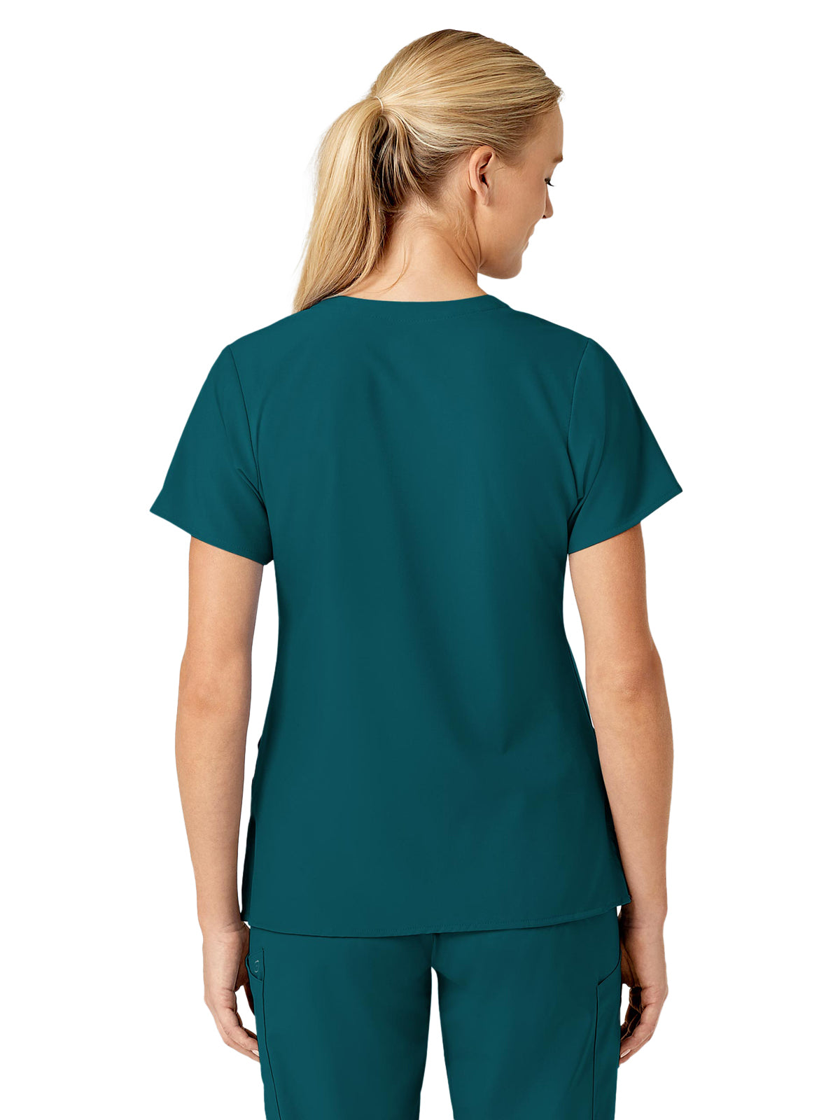 Women's Five-Pocket V-Neck Top