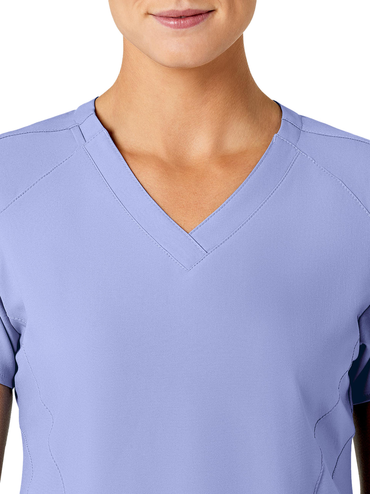 Women's Five-Pocket V-Neck Top