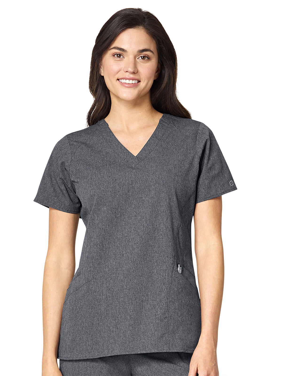 Women's Five-Pocket V-Neck Top