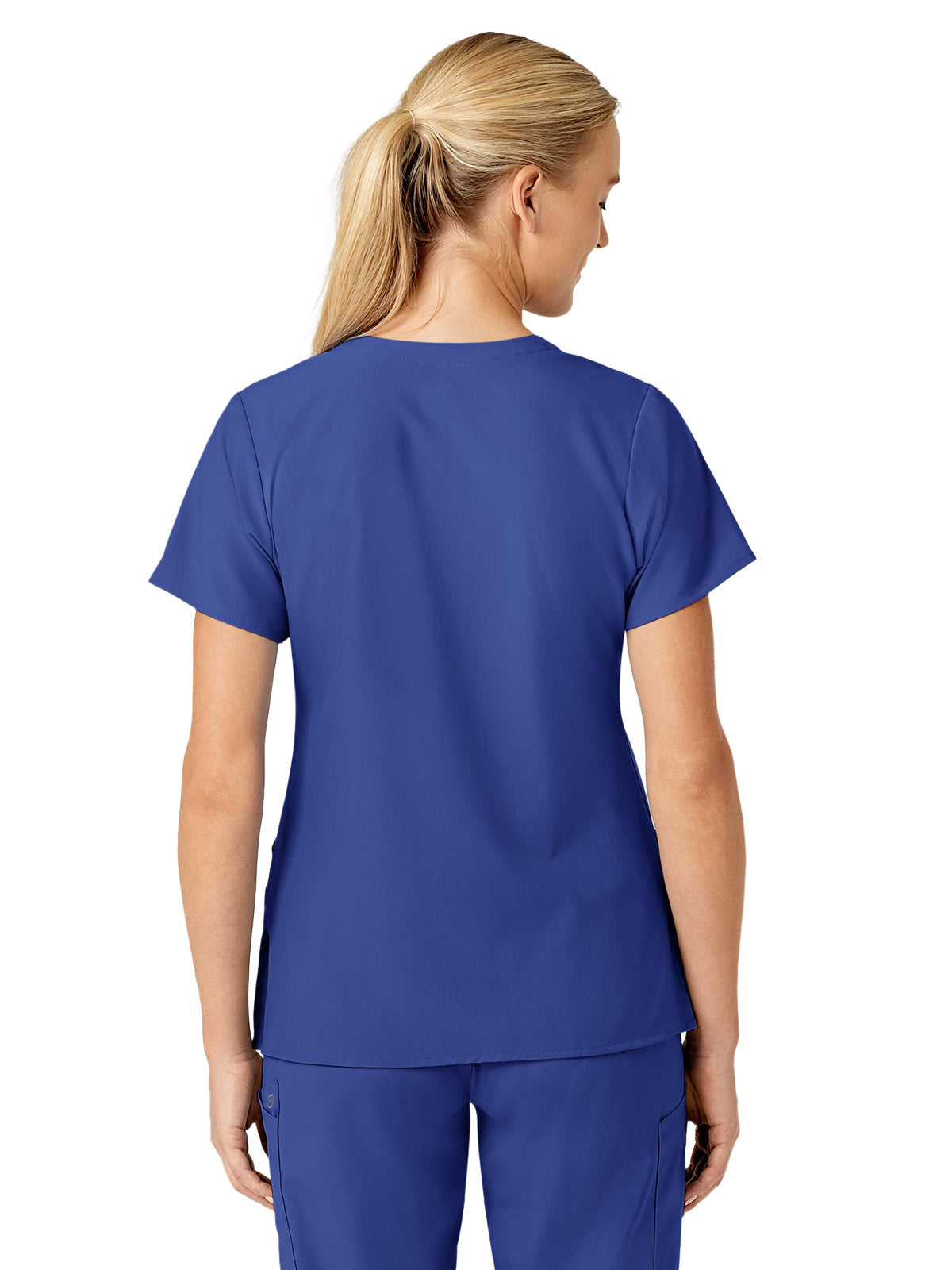 Women's Five-Pocket V-Neck Top