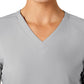 Women's Five-Pocket V-Neck Top