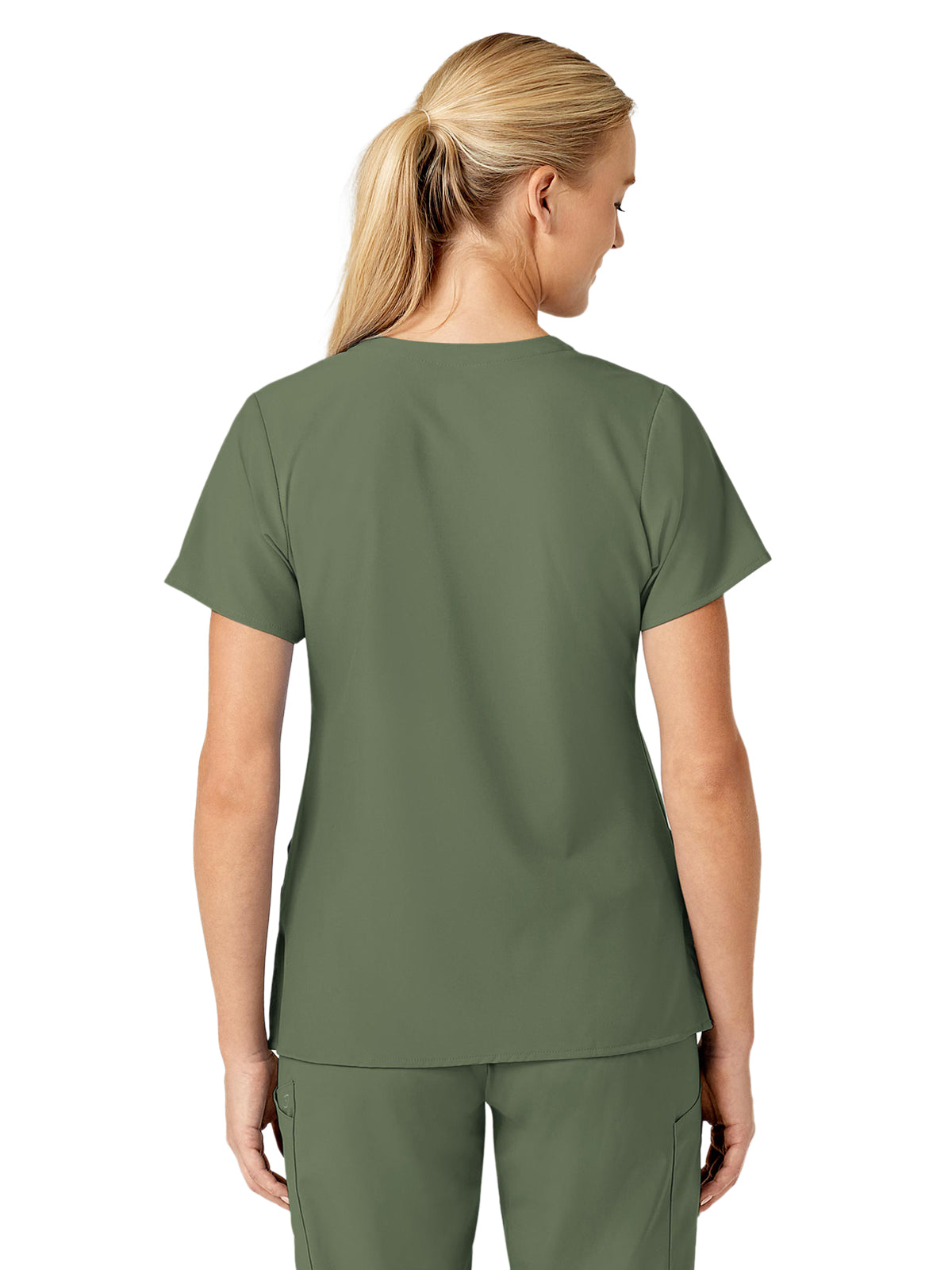 Women's Five-Pocket V-Neck Top