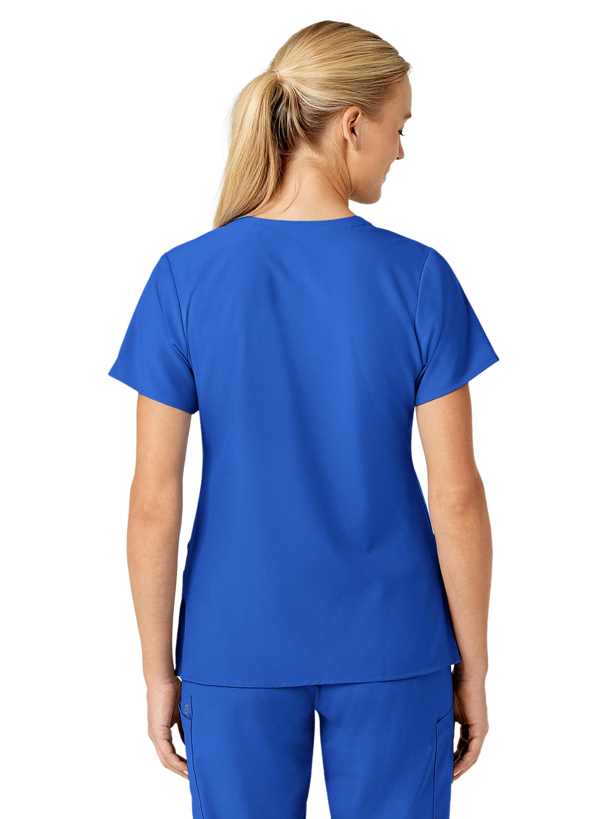 Women's Five-Pocket V-Neck Top