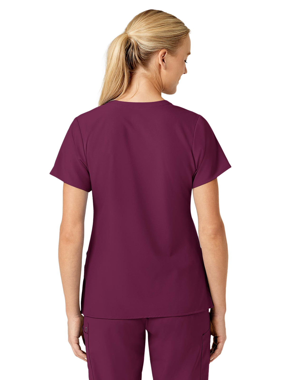 Women's Five-Pocket V-Neck Top