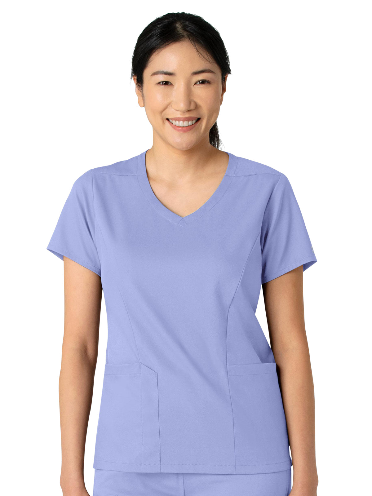 Women's 2-Pocket V-Neck Top