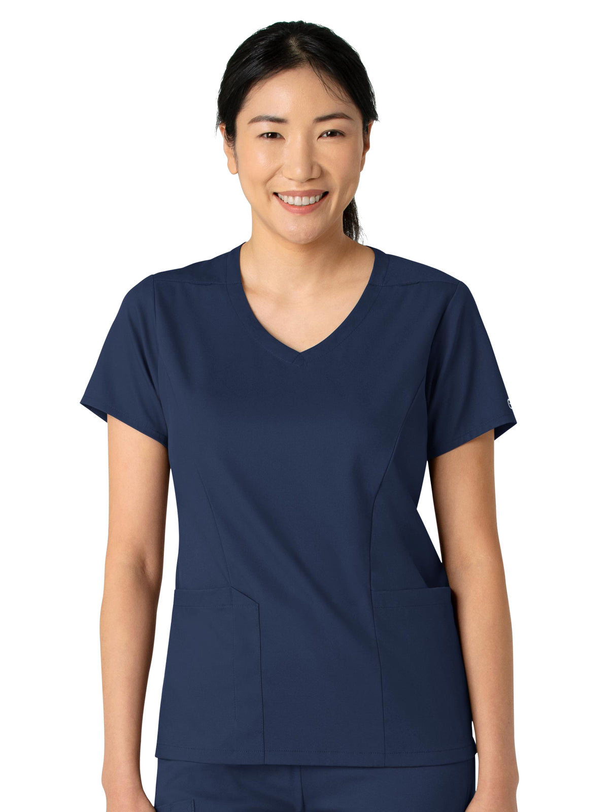 Women's 2-Pocket V-Neck Top