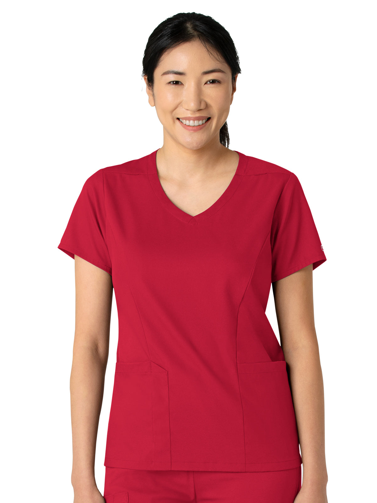 Women's 2-Pocket V-Neck Top