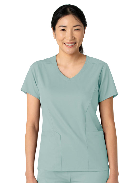 Women's 2-Pocket V-Neck Top