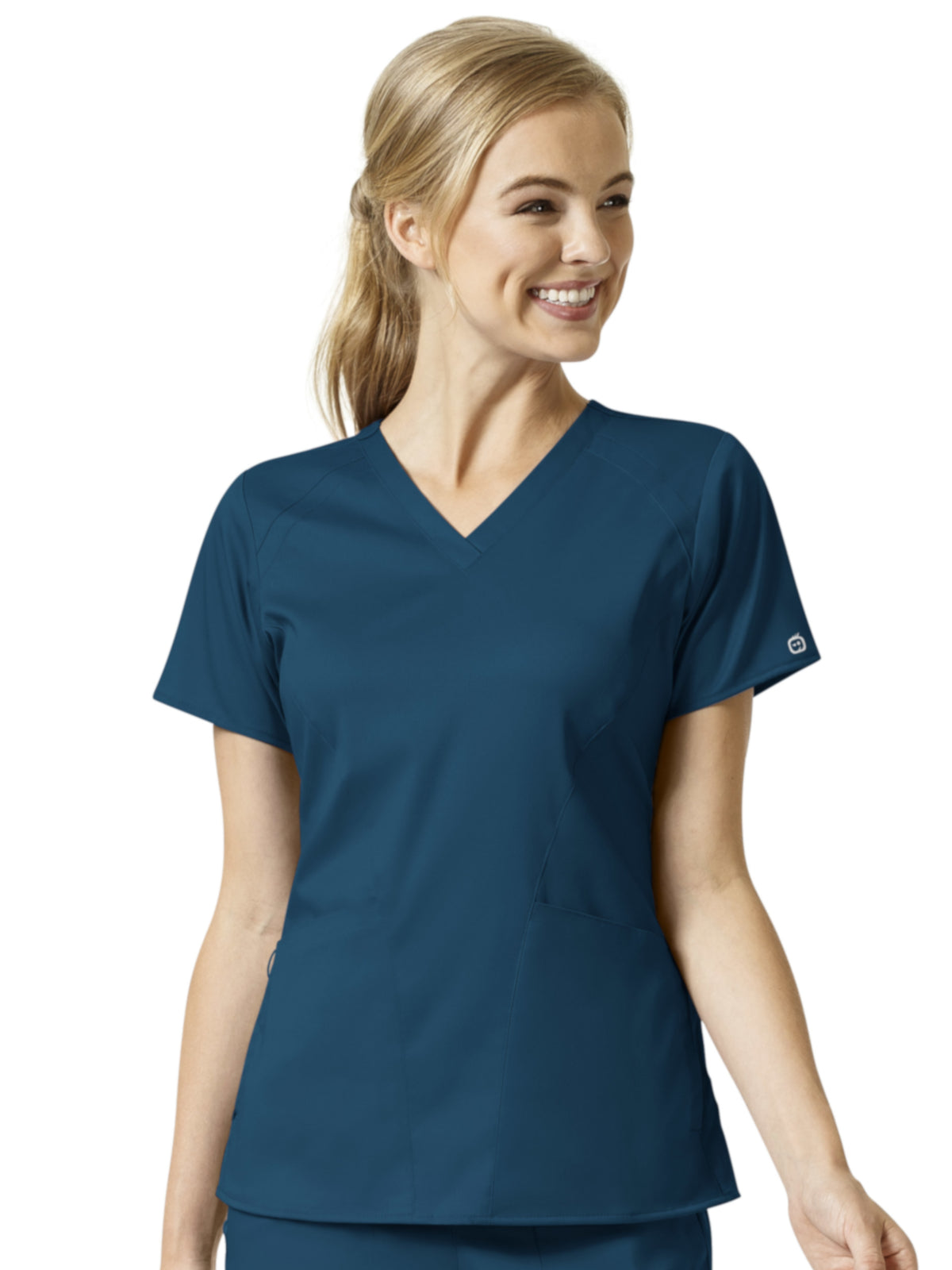 Women's 4 Pocket V-Neck Top