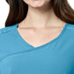 Women's Four-Pocket Y-Neck Top