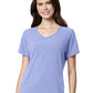 Women's Four-Pocket Y-Neck Top