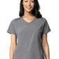 Women's Four-Pocket Y-Neck Top