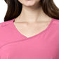 Women's Four-Pocket Y-Neck Top