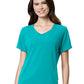 Women's Four-Pocket Y-Neck Top