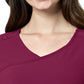 Women's Four-Pocket Y-Neck Top