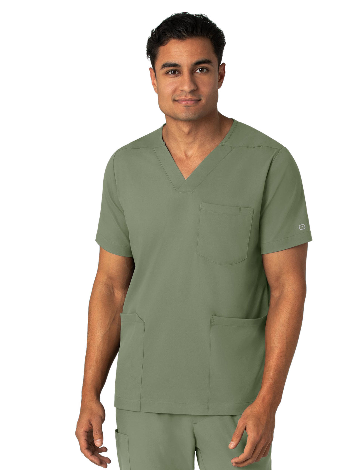 Men's Four-Pocket V-Neck Top