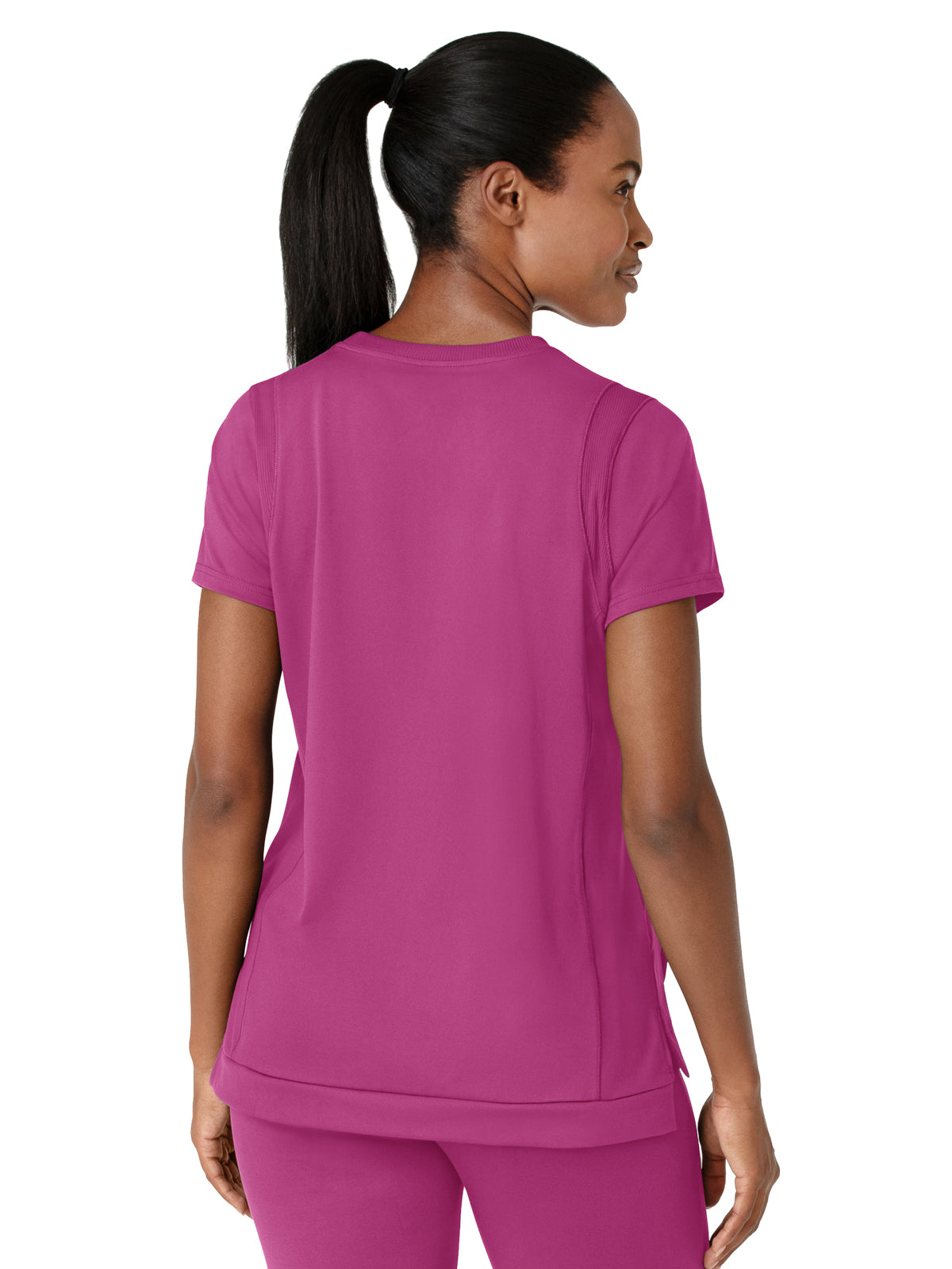 Women's Two-Pocket Flex-n-Reach Crew Neck Top