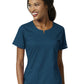 Women's 4 Pocket Notch Neck Top