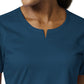 Women's 4 Pocket Notch Neck Top