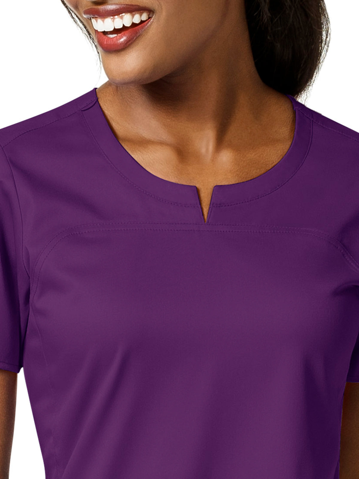 Women's 4 Pocket Notch Neck Top